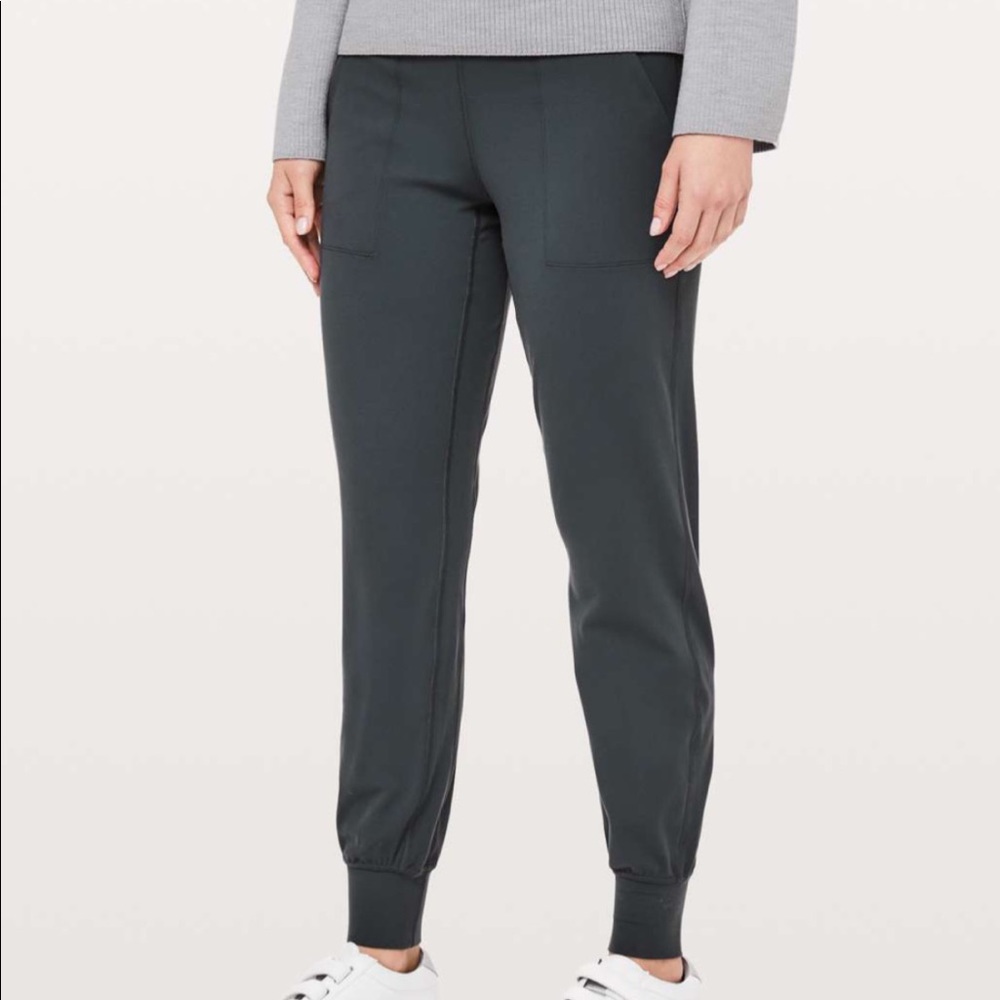 lululemon align joggers size 2, grey-lightly worn